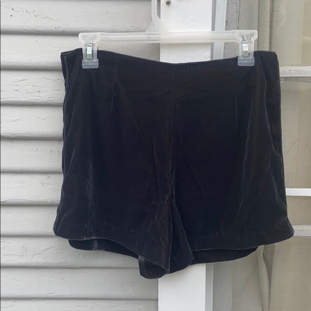 Free People Velvet Shorts